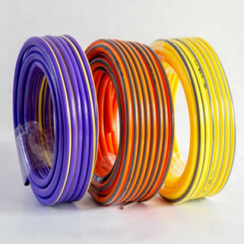 2019 hotsale chất lượng tốt đầy màu sắc linh hoạt sợi bện gia cố nhựa PVC vườn ống